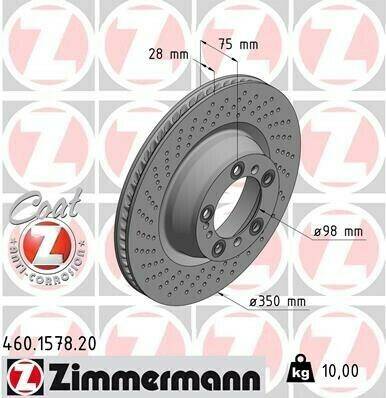 Zimmermann 460.1578.20 Auto-Bremsanlagen