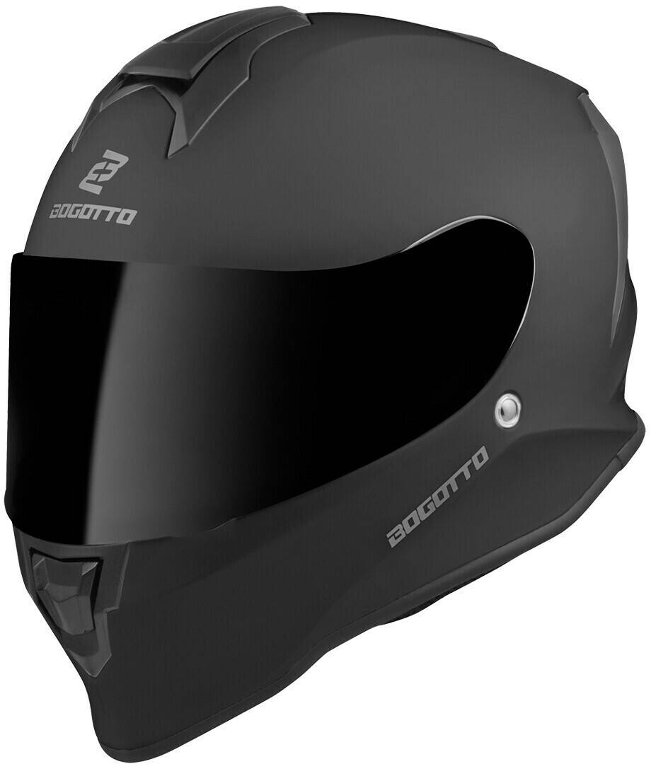 Bogotto H151 Solid schwarz Motorradhelme