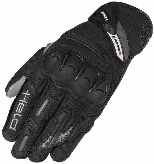 Held Short Raceschwarz Motorradhandschuhe