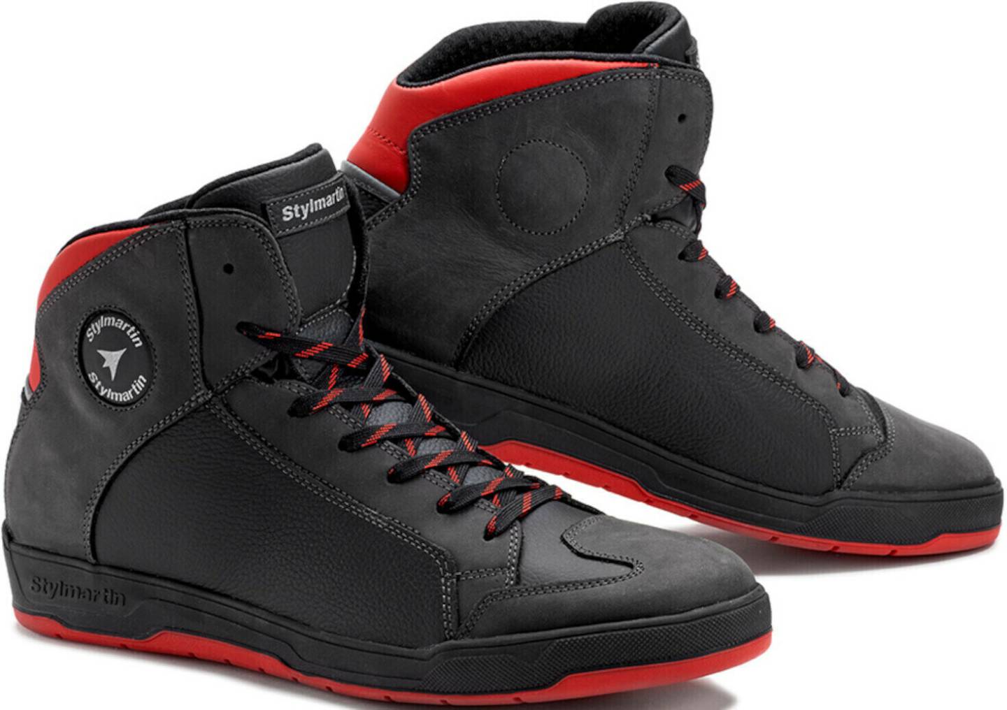 Stylmartin Double schwarz/rot Motorradstiefel