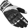 Motorradhandschuhe Spidi Power Carbon Handschuhe schwarz/weiss