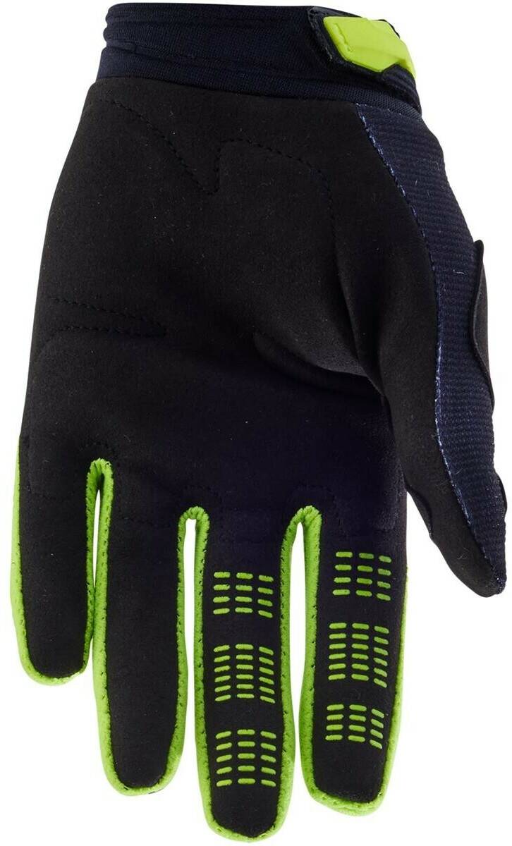 Fox 180 Flora Damen schwarz/blau/gelb Motorradhandschuhe