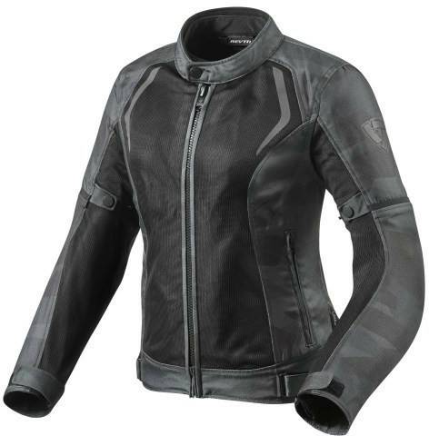 Motorradjacken REV'IT! Torque Lady JacketCamo Black/Grey