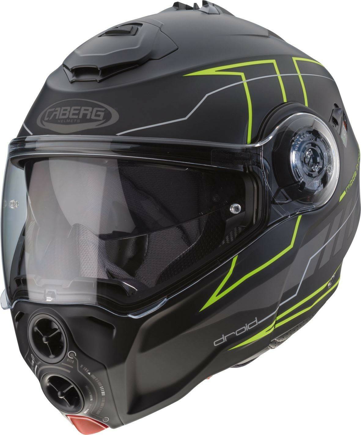 Caberg Droid Caberg Droidschwarz matt/neon gelb