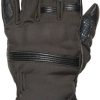 Motorradhandschuhe GMS GMS Oslo WP wasserdichte Handschuhe schwarz