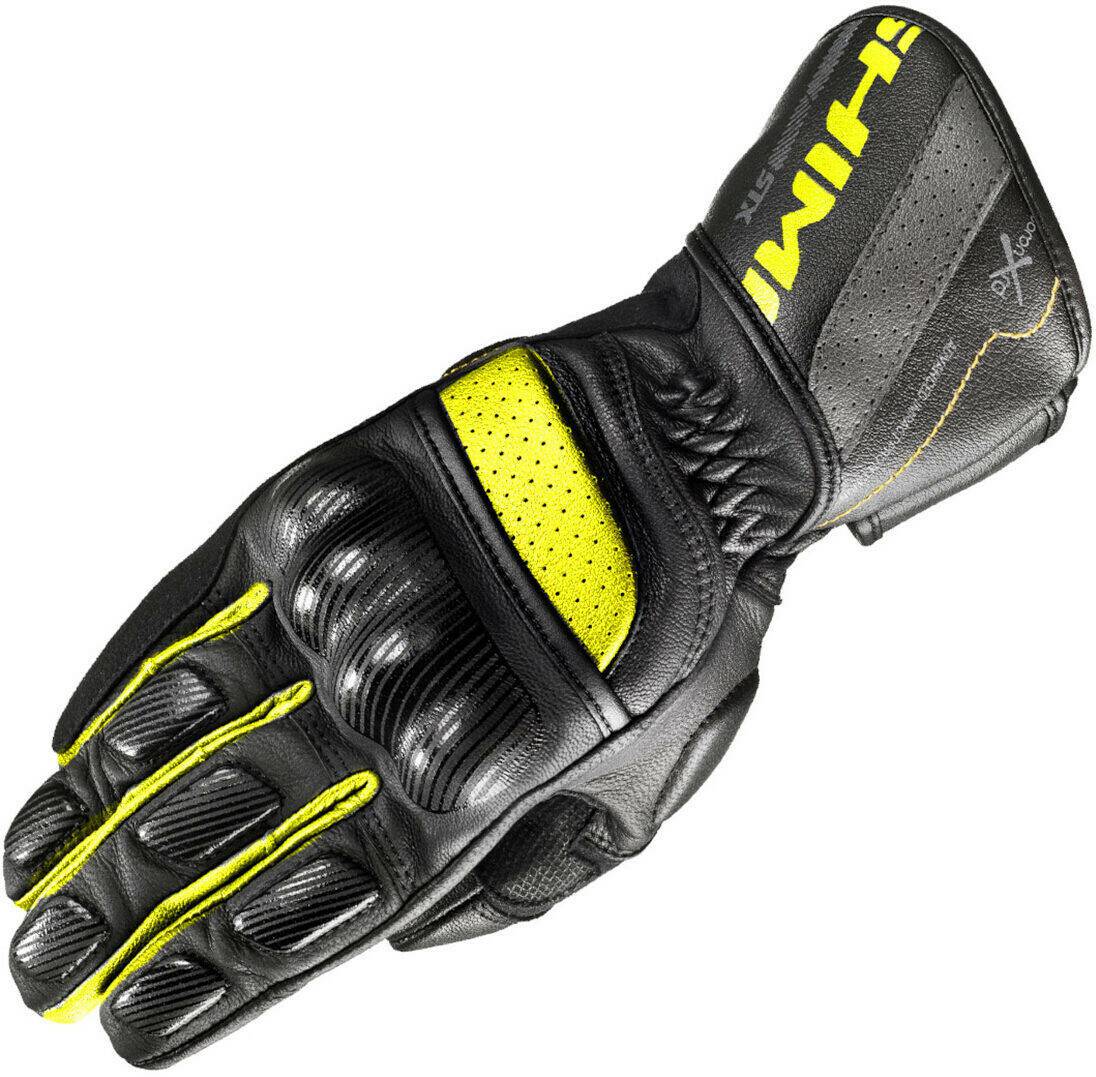 Motorradhandschuhe Shima STX Handschuhe schwarz/gelb