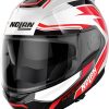 Nolan N100-6Surveyor N-Com metal white/red/black Nolan N100-6