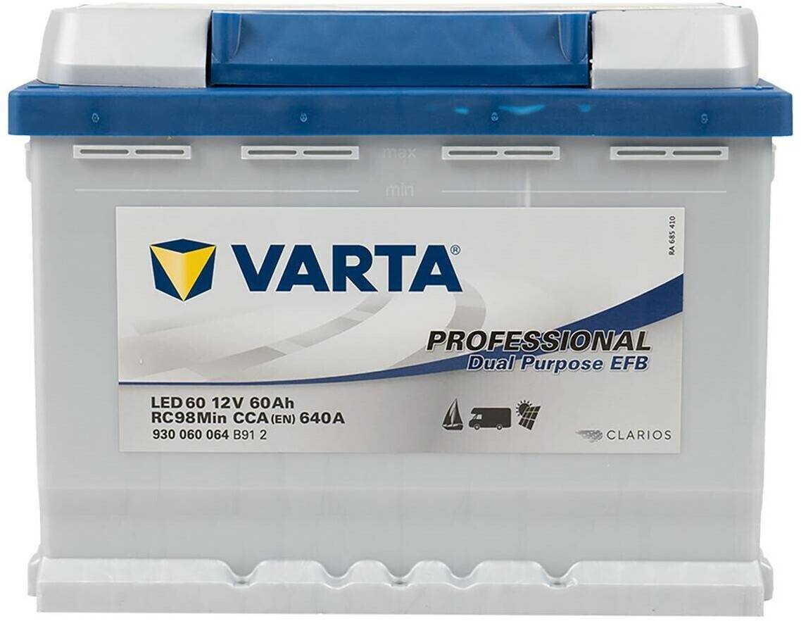 VARTA LED 60 Professional DP 930 12V 60Ah Autobatterien