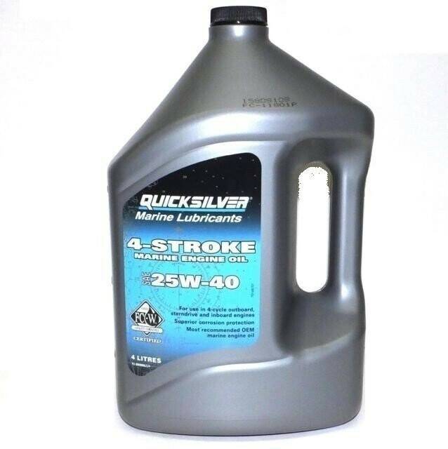 Motoröle Quiksilver 4-Stroke Marine Engine Oil SAE 25W-40 (4L)