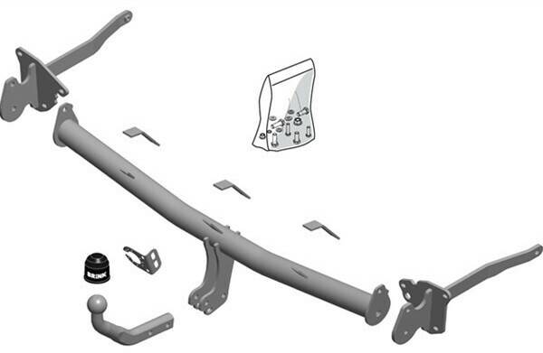 Anhängerkupplungen & Elektrosätze Brink Anhängerkupplung mit starrem Kugelkopf für Peugeot 508 Sw II