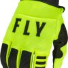 Fly Racing F-16 2023 Motocross Handschuhe schwarz/gelb Motorradhandschuhe