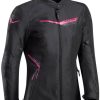 IXON Slash DamenjackeLady Jacket black/pink Motorradjacken