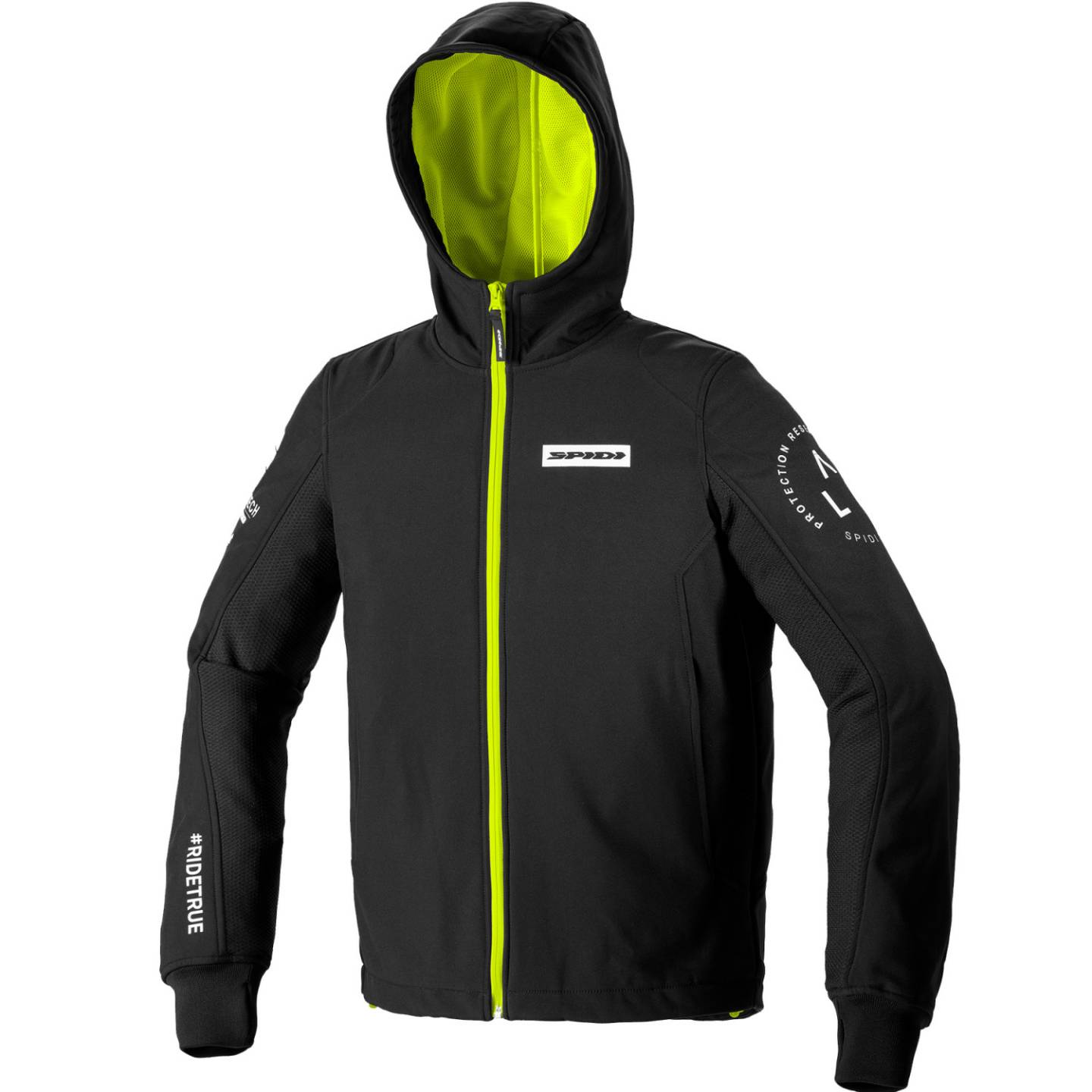 Spidi Hoodie Armor EvoSchwarz/Gelb Motorradjacken