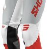 Shot Aerolite Airflow Motocross Hose grau-rot Motorradhosen