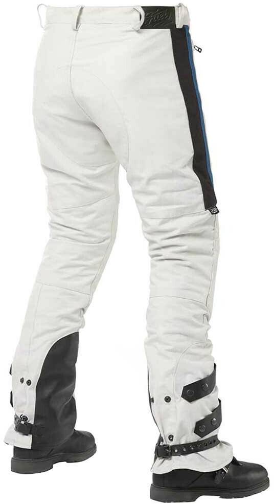 Fuel Fuel Motorcycles Rally Pants weiß Motorradhosen