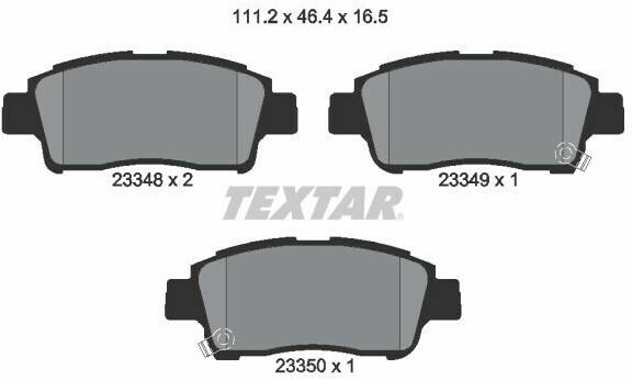 Textar 2334803 Auto-Bremsanlagen