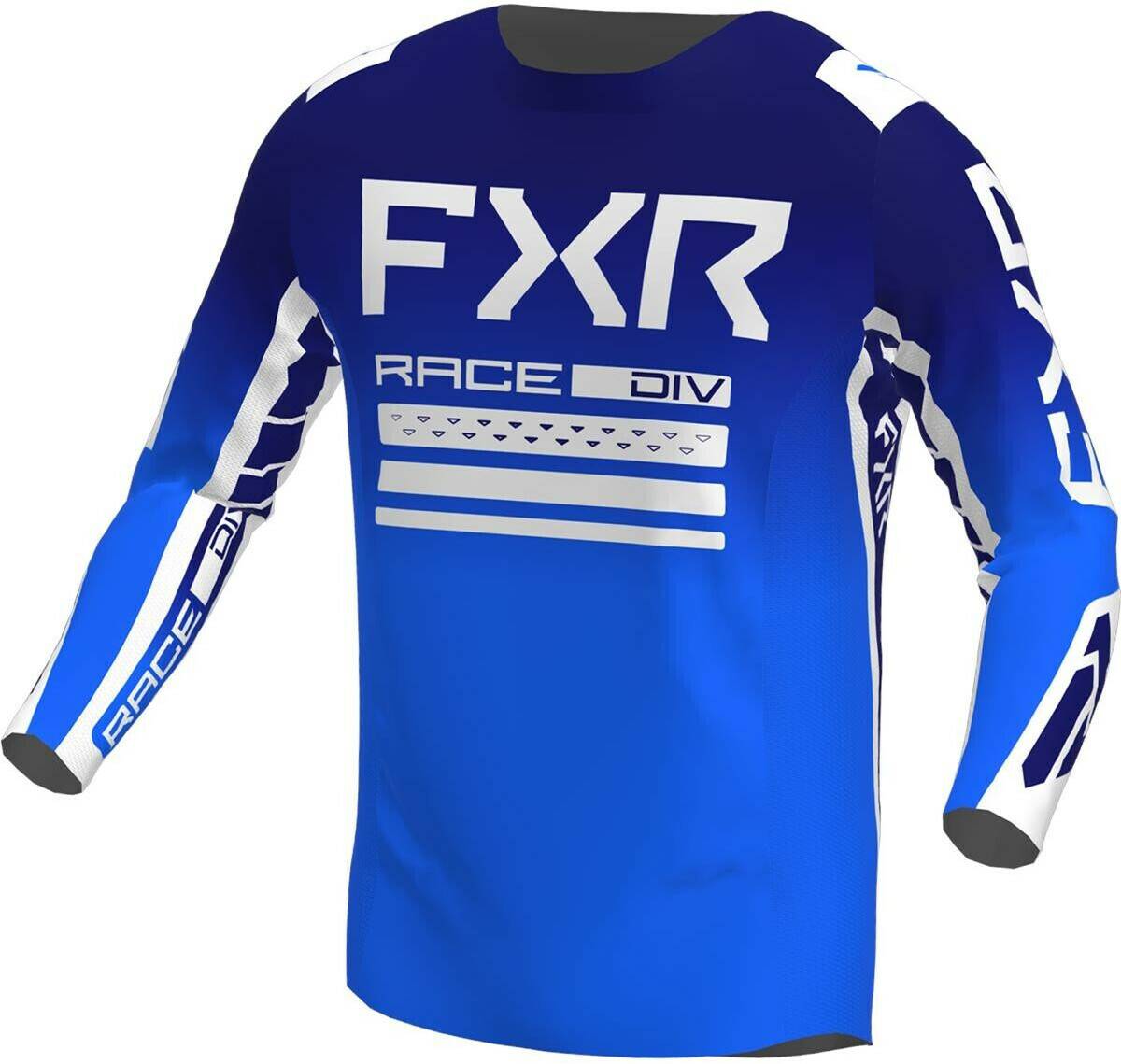 FXR Contender Off-Road weiß/blau Motocross-Jerseys