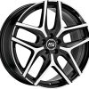 MSW Wheels 40 (7x17) gloss black full polished Felgen