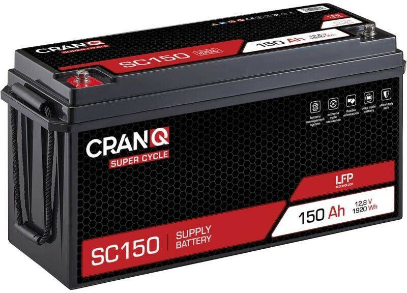 CranQ Super Cycle LFP SC150 Autobatterien