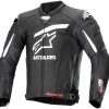 Motorradjacken Alpinestars GP Plus R V4 Rideknit Leather Jacketblack/white