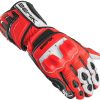 Motorradhandschuhe Berik Track Plusschwarz/weiss/rot