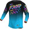 Motocross-Jerseys FXR Podium 2023 türkis