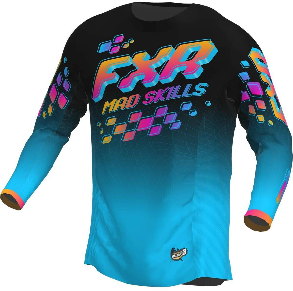 Motocross-Jerseys FXR Podium 2023 türkis