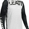 Motocross-Jerseys Leatt Moto 4.5 X-Flow weiß