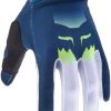 Fox 180 Flora Motocross Handschuhe blau Motorradhandschuhe