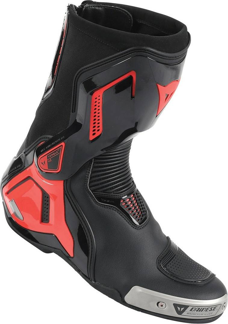 Dainese Torque D1 outschwarz/rot Motorradstiefel