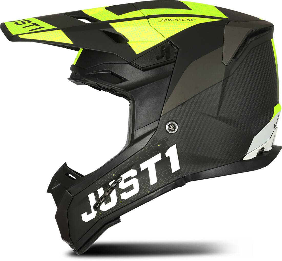 Just1 J22 Adrenaline MX HelmetBlack/Neon Yellow/White Just1 J22 Adrenaline MX Helmet