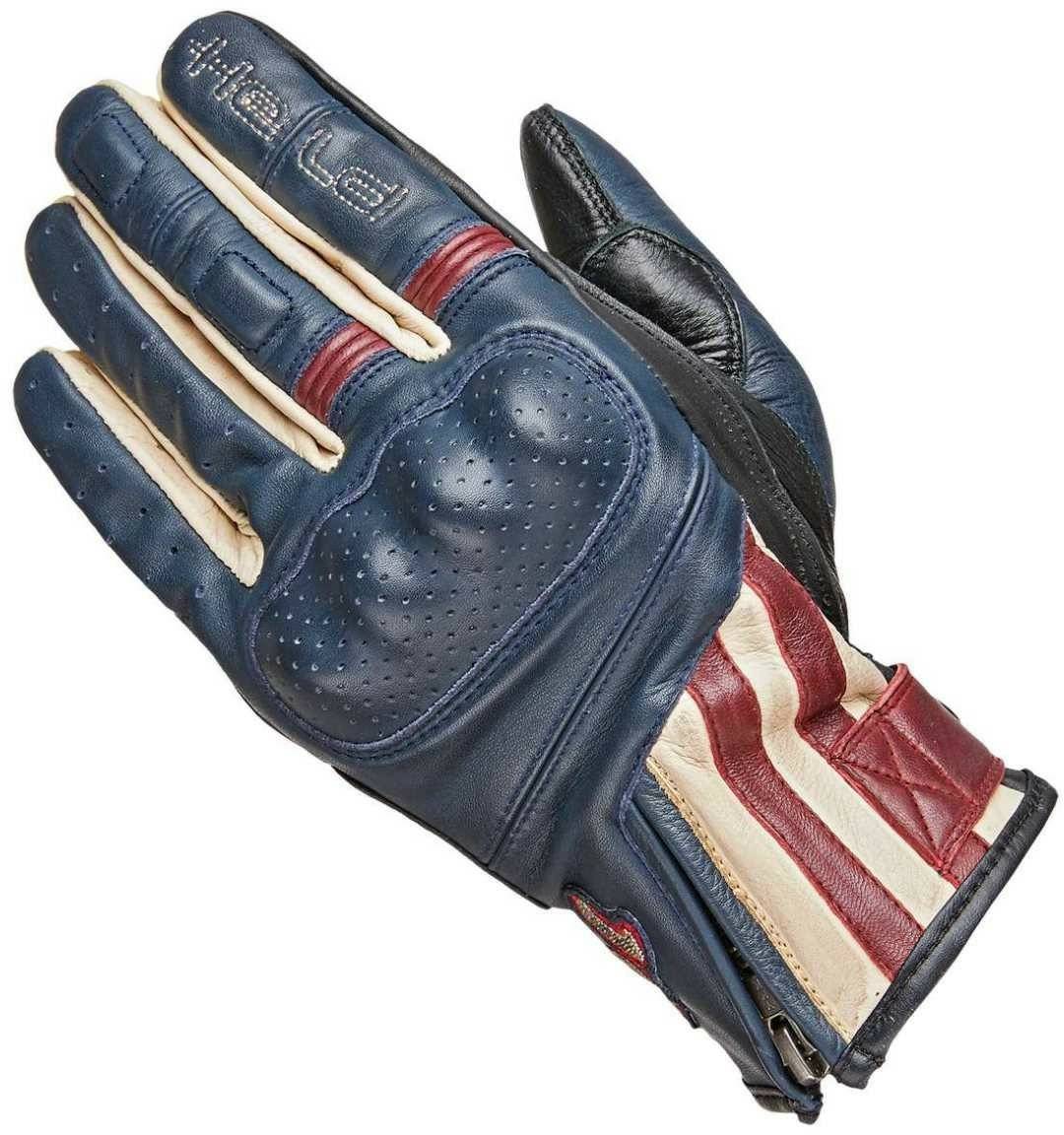 Held Paxtonschwarz/blau/rot Motorradhandschuhe