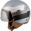 Motorradhelme NZI Zeta 2 Open Face Helmet Grau