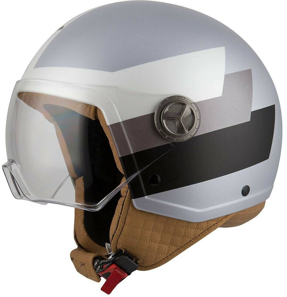 Motorradhelme NZI Zeta 2 Open Face Helmet Grau