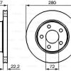 Bosch Bremsscheibe belüftet vorne rechts links für JEEP Wrangler I (0 986 478 694) Auto-Bremsanlagen