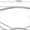 Brembo Bremsbelagsatz Scheibenbremse mit Zubehörvorne rechts links für Citroen C4 (P 61 137) Auto-Bremsanlagen