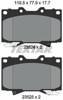 Textar 2352402 Auto-Bremsanlagen