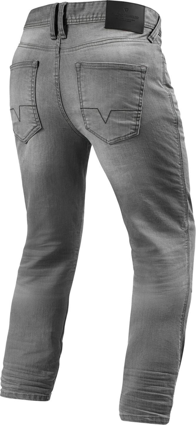 REV'IT! Piston Sk Jeanslight grey Motorradhosen