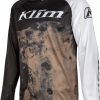 Motocross-Jerseys Klim XC Lite Corrosion 2023 schwarz/weiß/beige