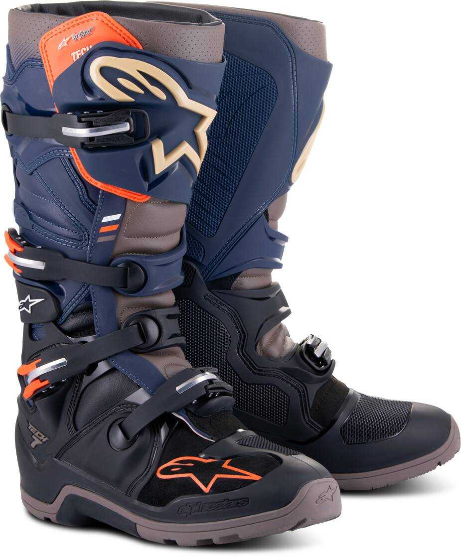 Alpinestars Tech 7 Enduro Drystarblue/black/grey Motorradstiefel