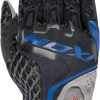 IXON Dirt Airschwarz-grau-blau Motorradhandschuhe