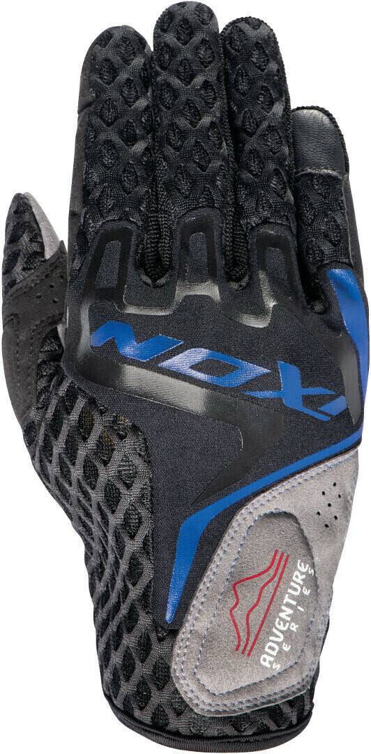 IXON Dirt Airschwarz-grau-blau Motorradhandschuhe