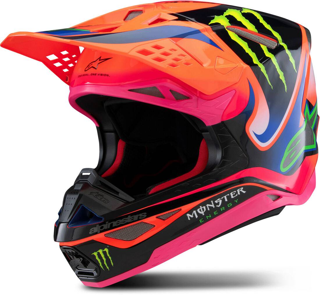 Alpinestars Supertech M10 Helmet S24 Alpinestars Supertech M10 Helmet S24Deegan Monster orange fluo/purple/pink