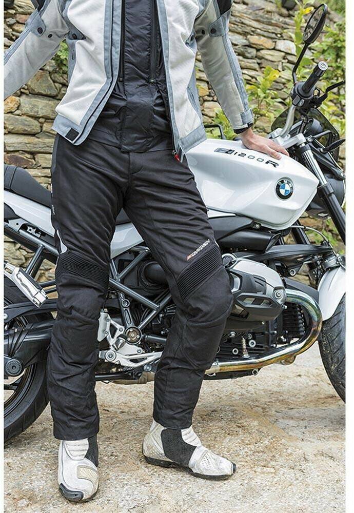 Motorradhosen Garibaldi Garibaldi Cool Typhoon lang Hose Schwarz