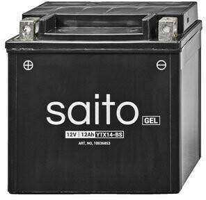 Saito YTX14-BS 12V 12 AH SAE200A Motorradbatterien