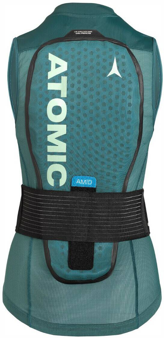 Atomic Live Shield Vest AmidW türkis/schwarz Protektoren