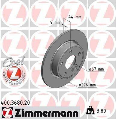 Zimmermann 400.3680.20 Auto-Bremsanlagen