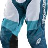 Motorradhosen Troy Lee Designs GP Air Veloce Camo Motocross Pants white/blue