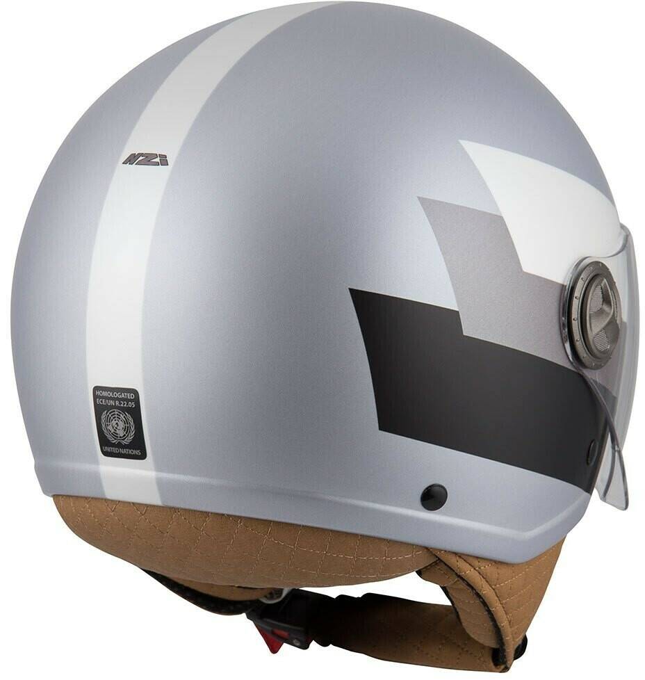 Motorradhelme NZI Zeta 2 Open Face Helmet Grau