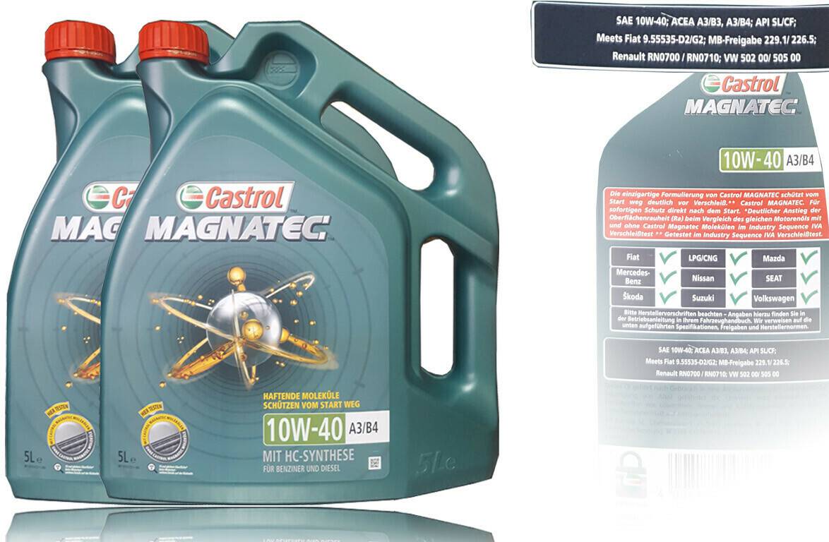 Castrol Magnatec 10W-40 A3/B410 l Castrol Magnatec 10W-40 A3/B4